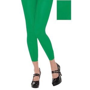 Footless Green Tights